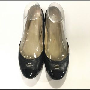 COACH Chelsea Black Ballet Flats Size 5.5B